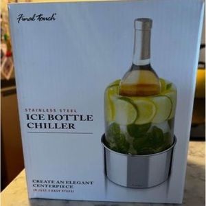 Crate & Barrel Ice Mold/Wine Bottle Chiller
